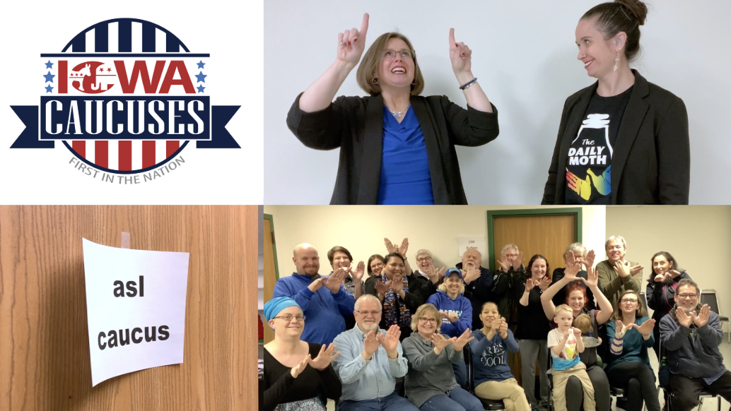 ASL Caucus in Iowa