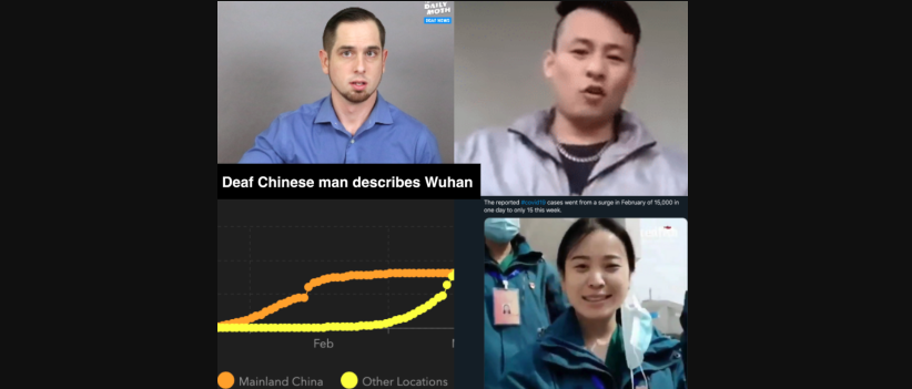 Deaf Chinese man describes Wuhan