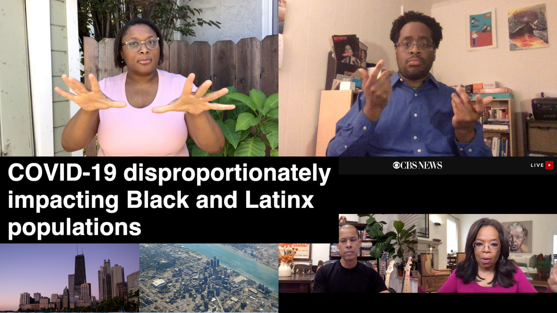 COVID-19 disproportionately impacting Black and Latinx populations