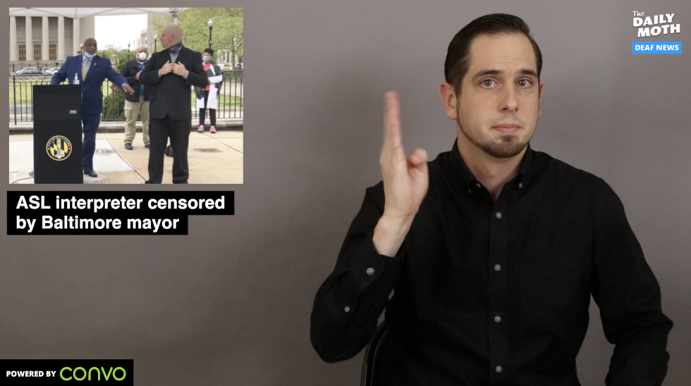Interpreter censored by Baltimore mayor