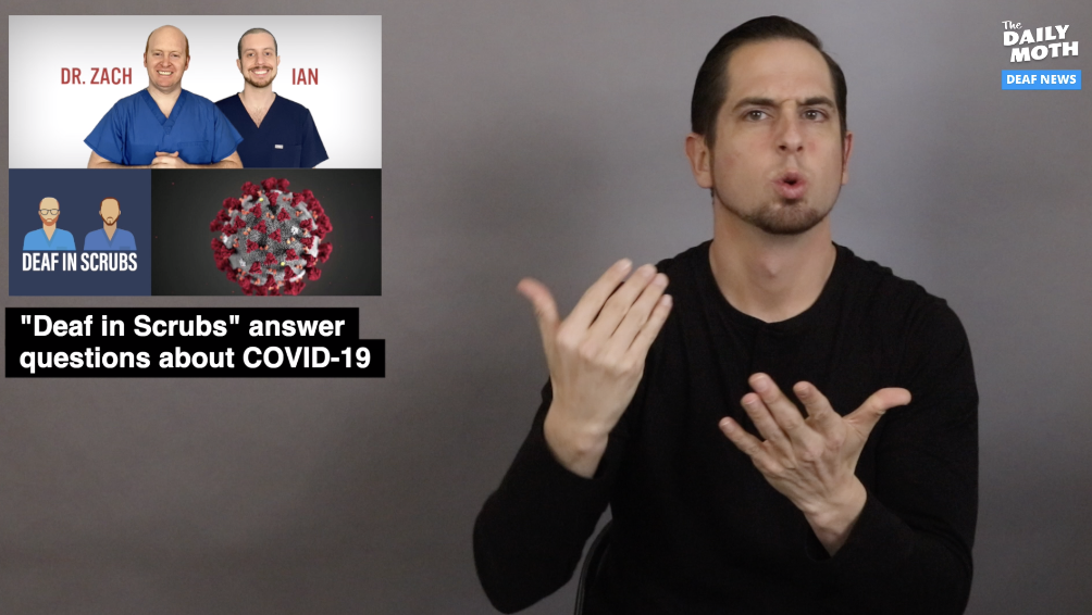 “Deaf in Scrubs” answer questions about COVID-19
