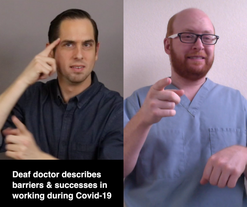 Deaf doctor describes barriers and successes in working through pandemic