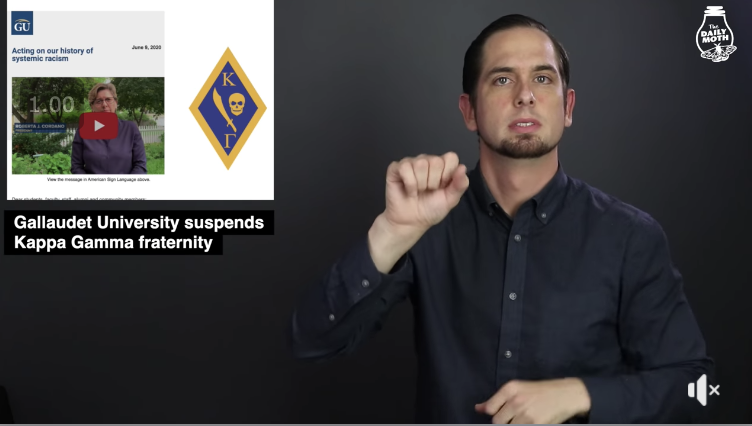 Gallaudet University suspends Kappa Gamma fraternity