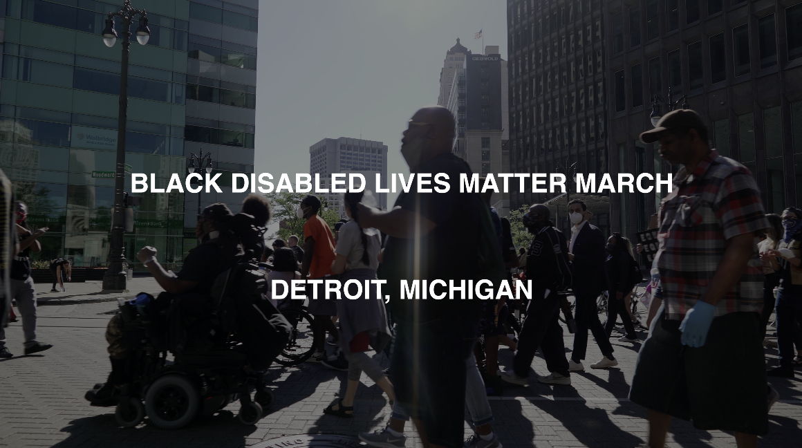 Black Disabled Lives Matter March in Detroit