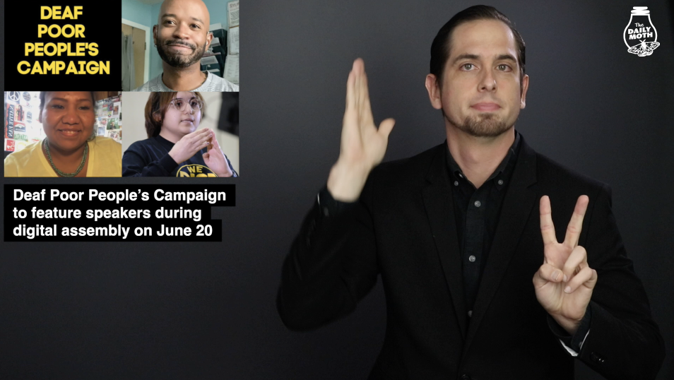 Deaf Poor People’s Campaign to feature two speakers during digital mass assembly on June 2