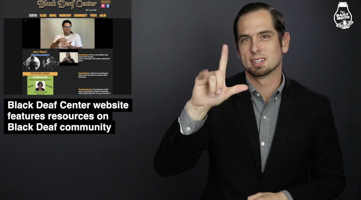“Black Deaf Center” website features resources on Black Deaf Community