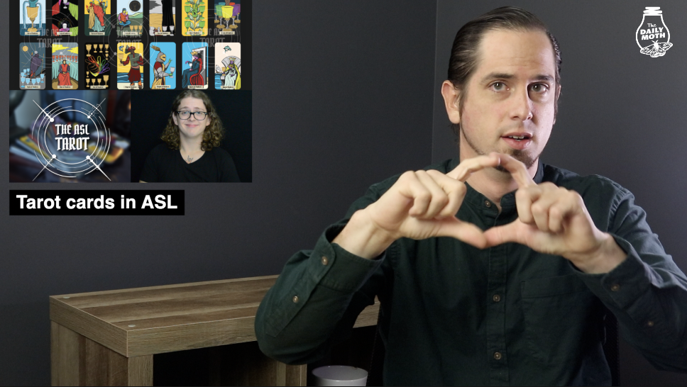 Tarot cards in ASL