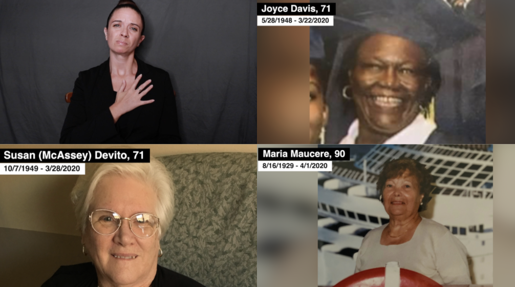 Tribute for deaf people who passed away from coronavirus: PART 1