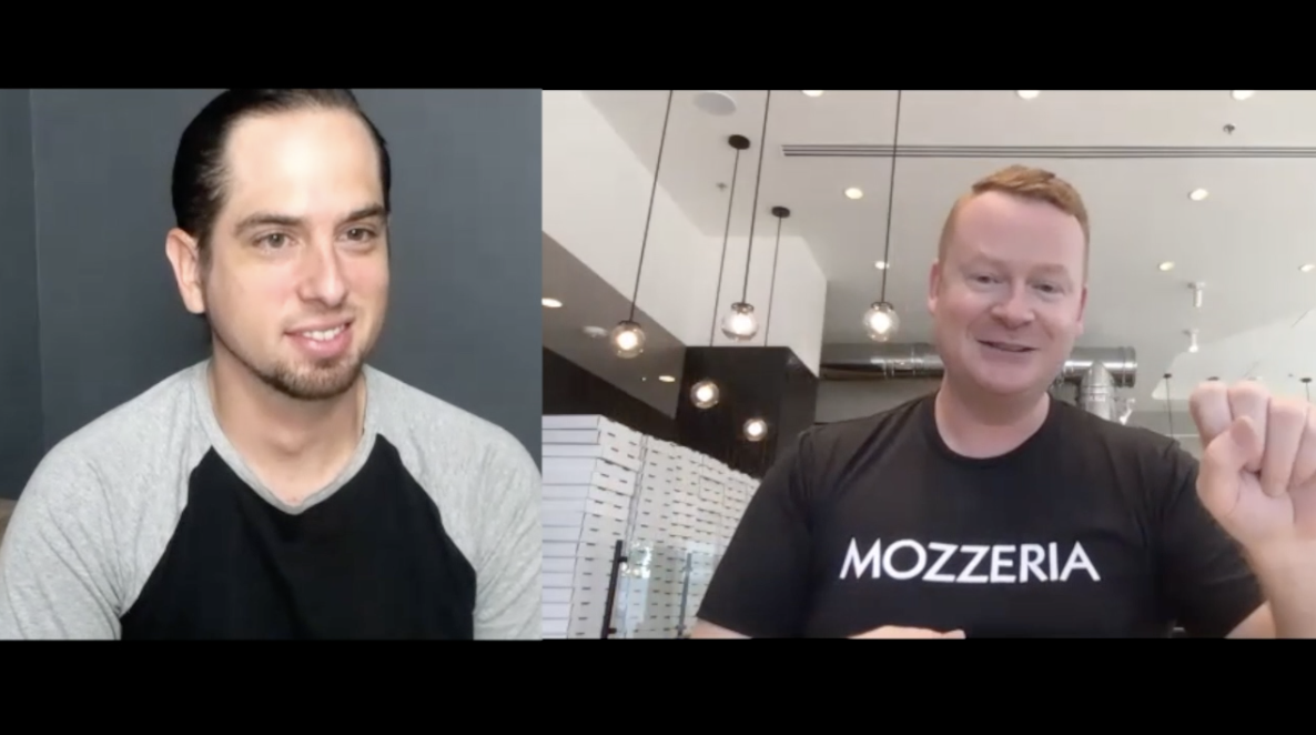 Interview with Ryan Maliszewski, CEO of Mozzeria, on the DC location’s opening day on Friday, September 4. 