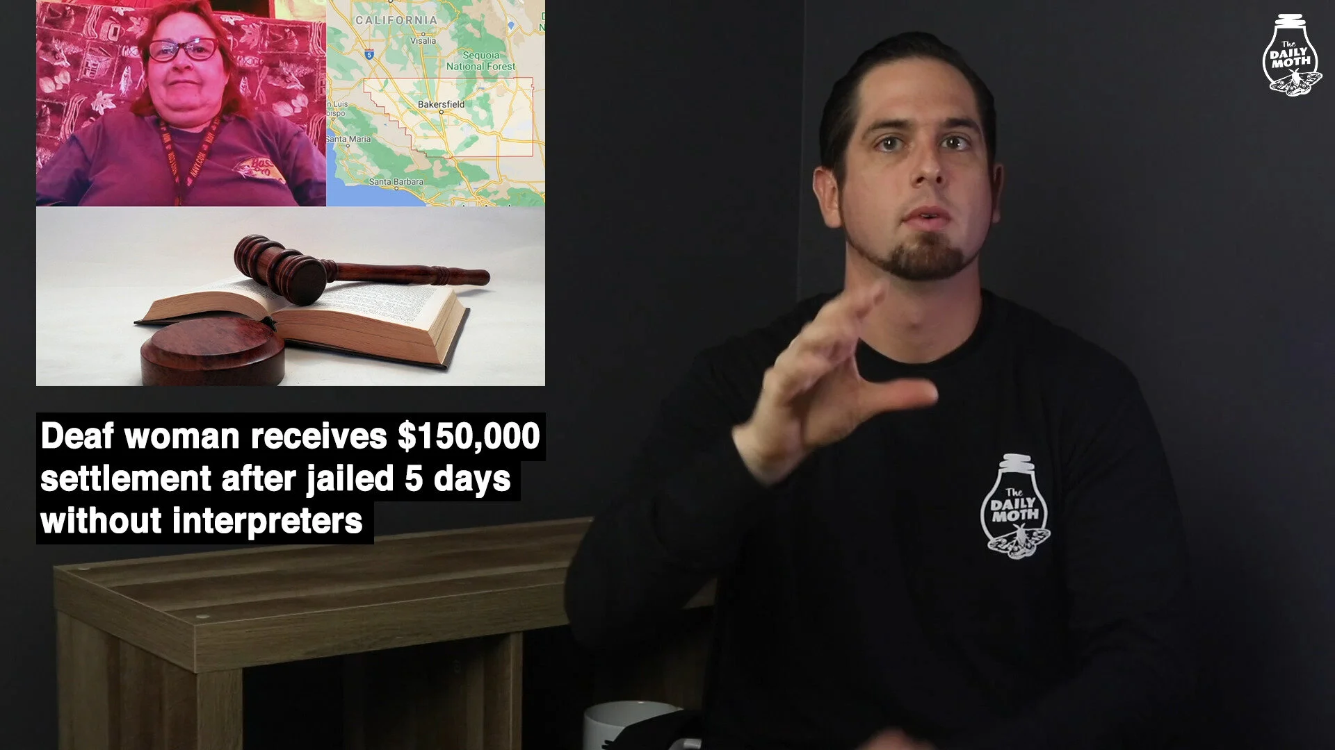 Deaf woman receives $150,000 settlement after being jailed for 5 days without interpreters
