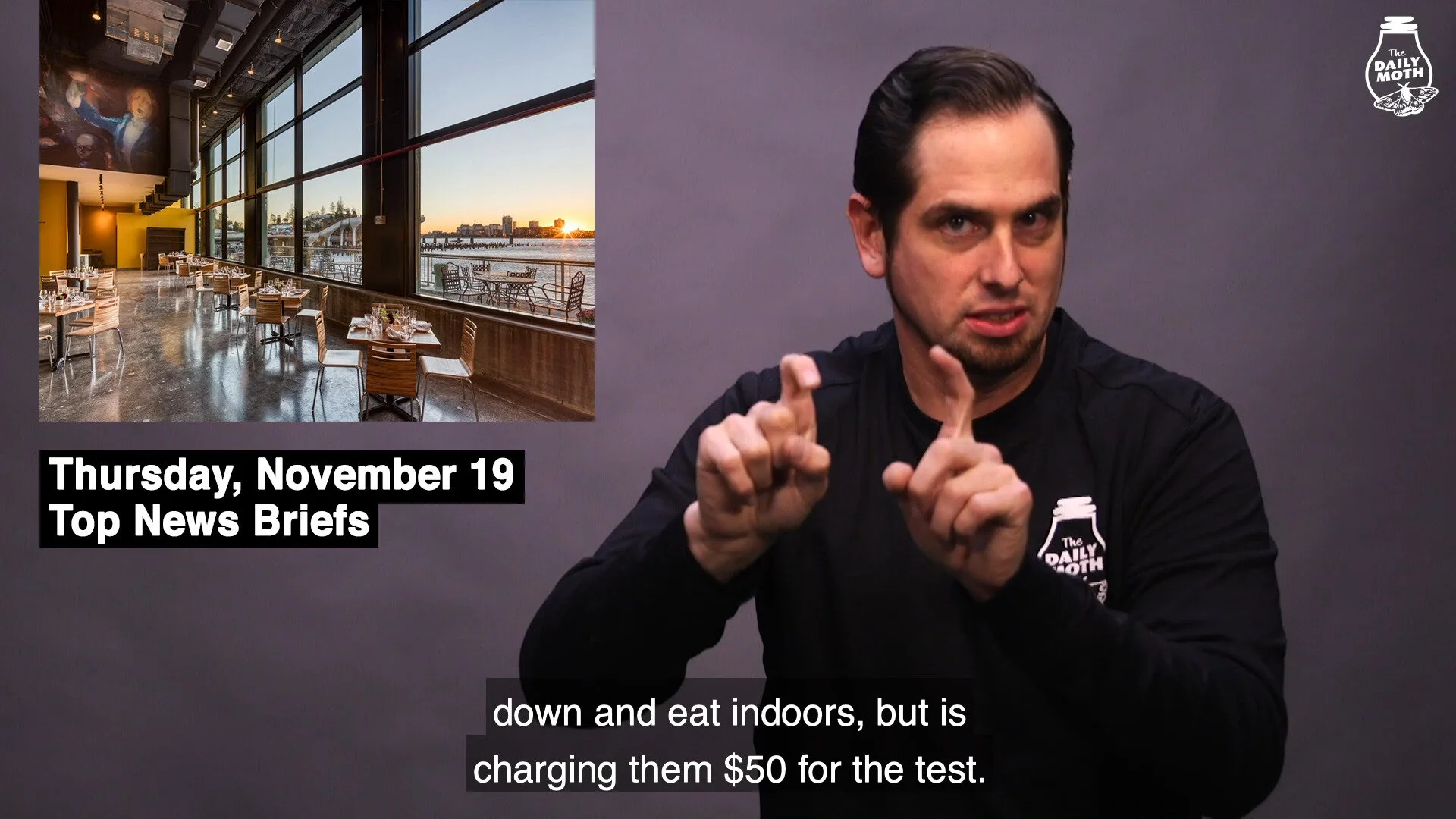 November 19 top news briefs