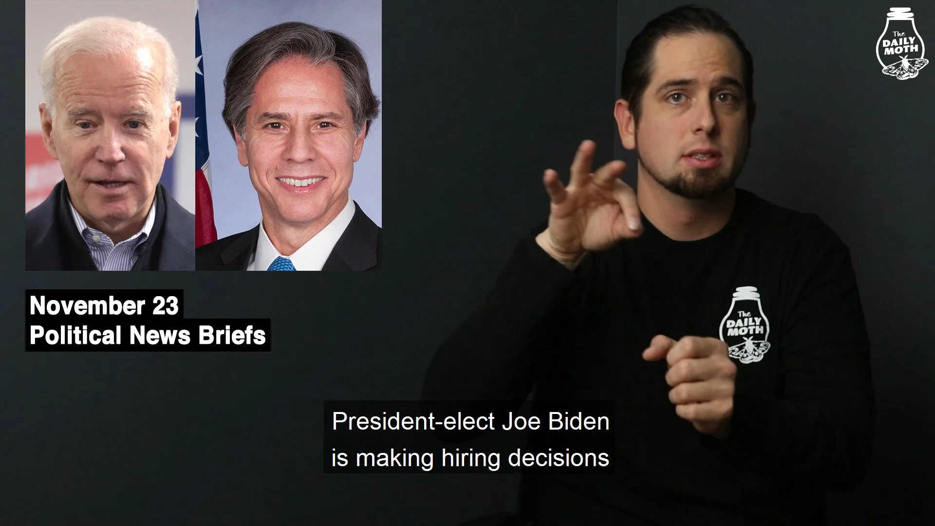 November 23 political news briefs