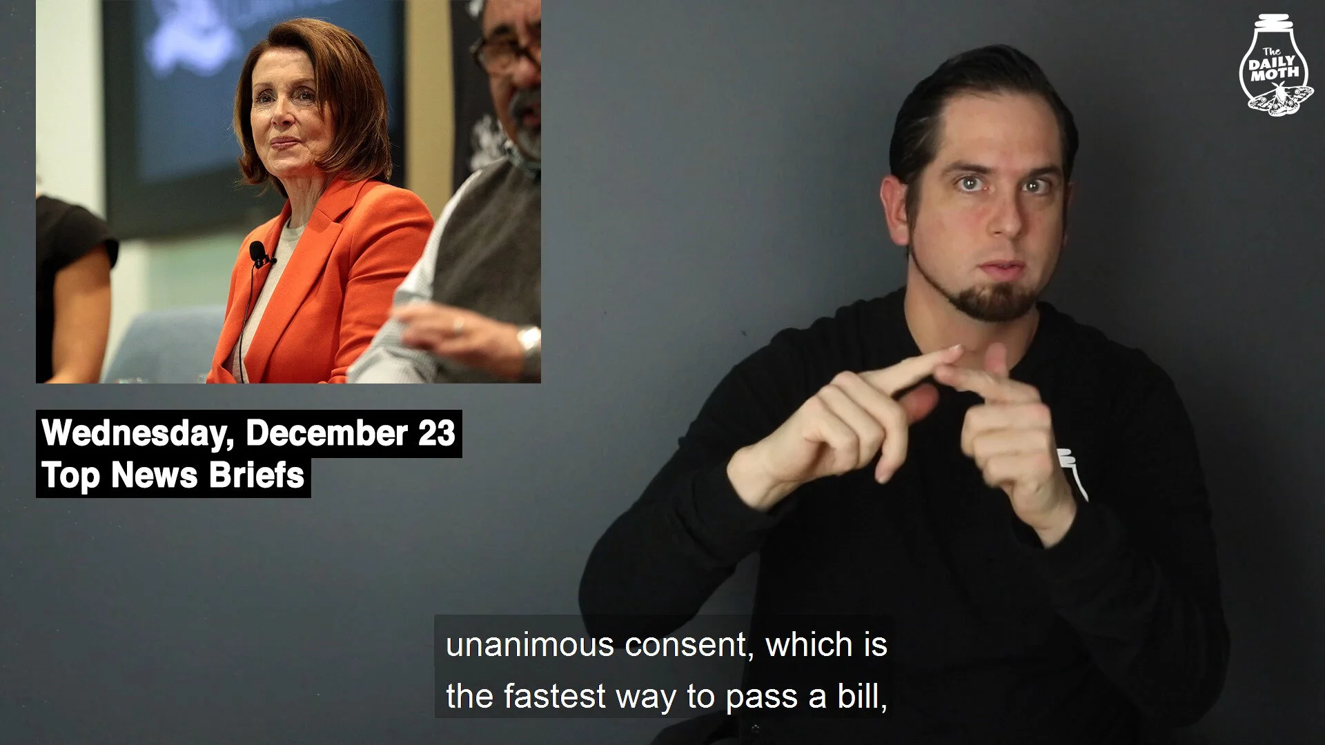 Wednesday, December 23 top news briefs