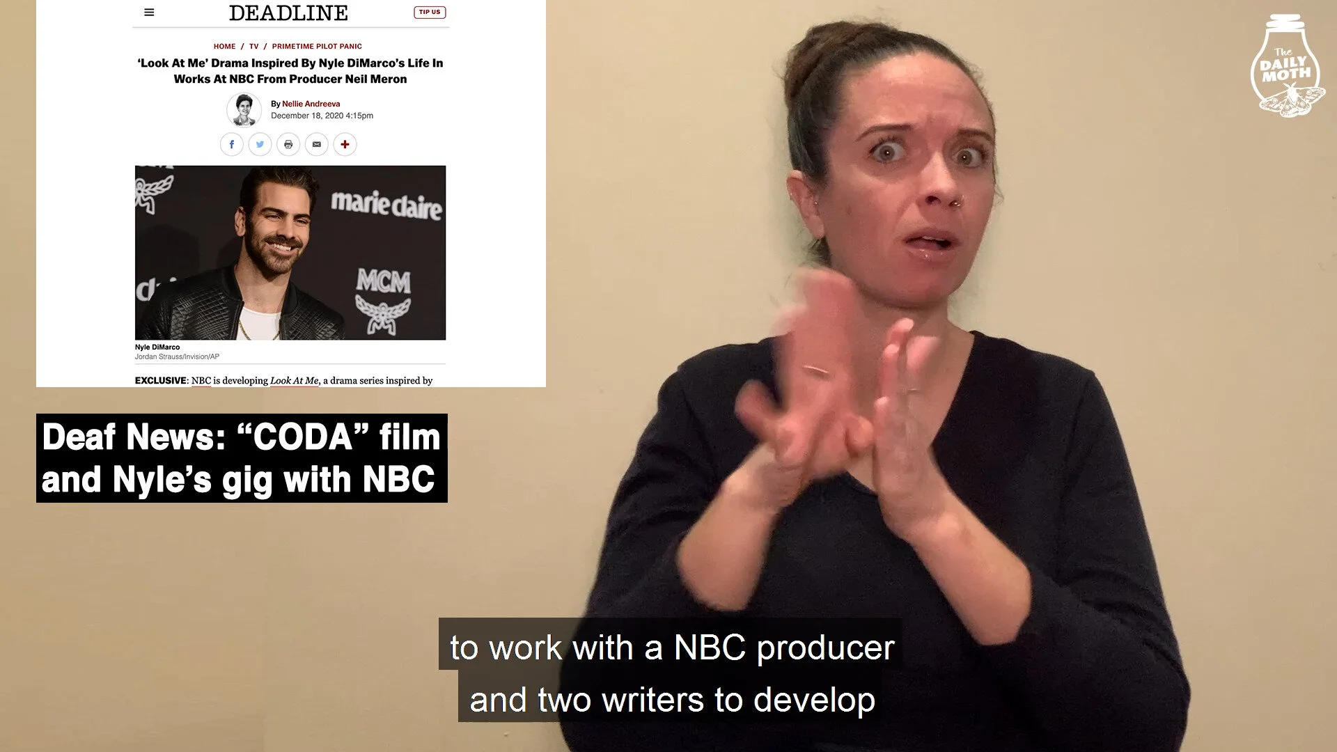 Deaf News: “CODA” film and Nyle’s gig with NBC 
