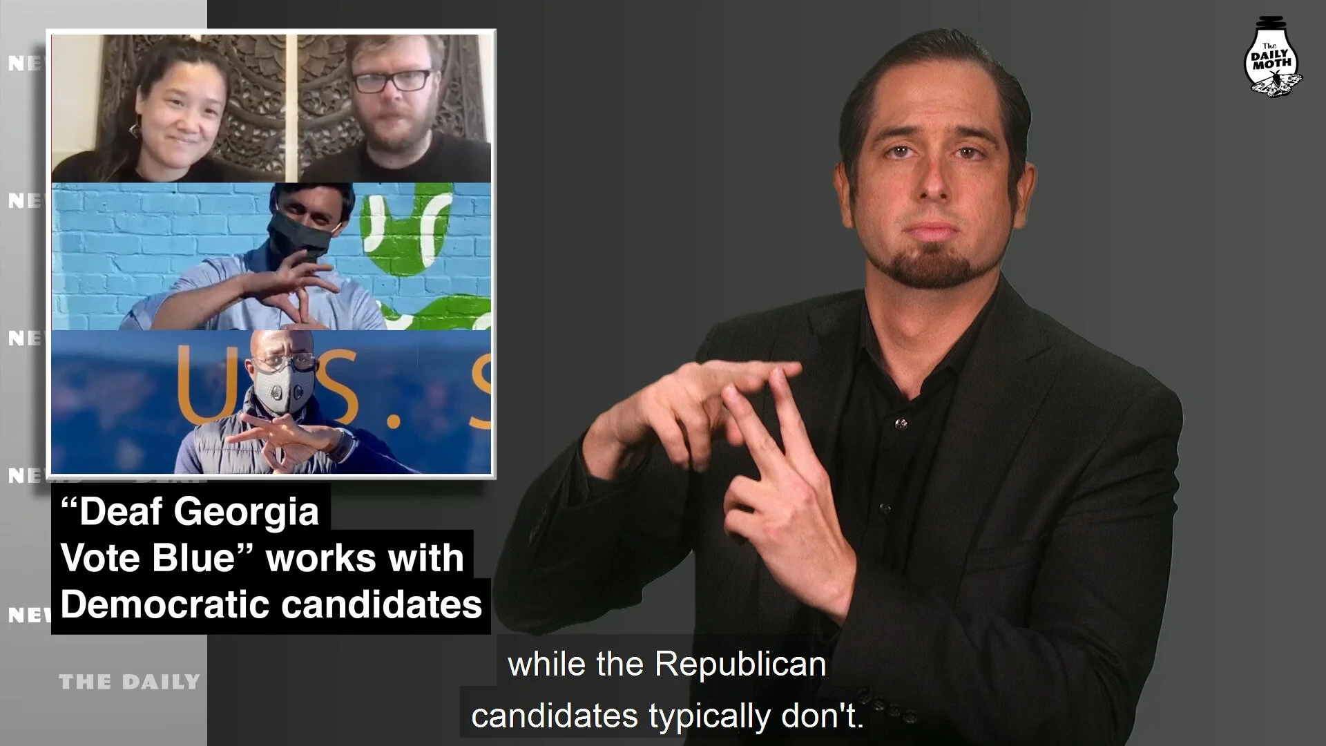 “Deaf Georgia Vote Blue” works with Democratic candidates