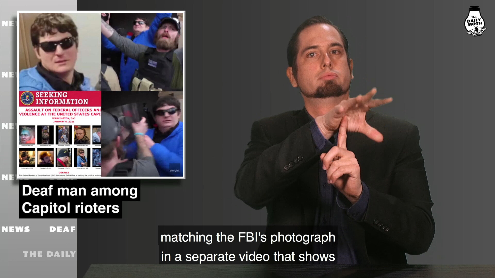 Deaf man among Capitol rioters