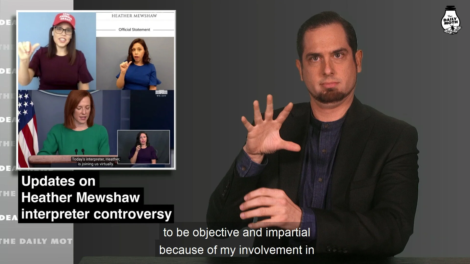 Updates on Heather Mewshaw interpreter controversy