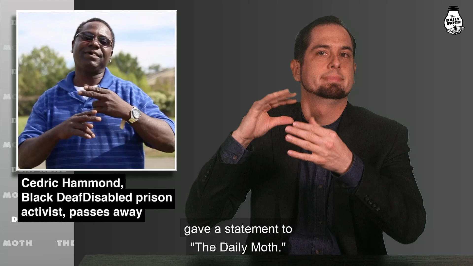 Cedric Hammond, Black DeafDisabled prison activist, passes away