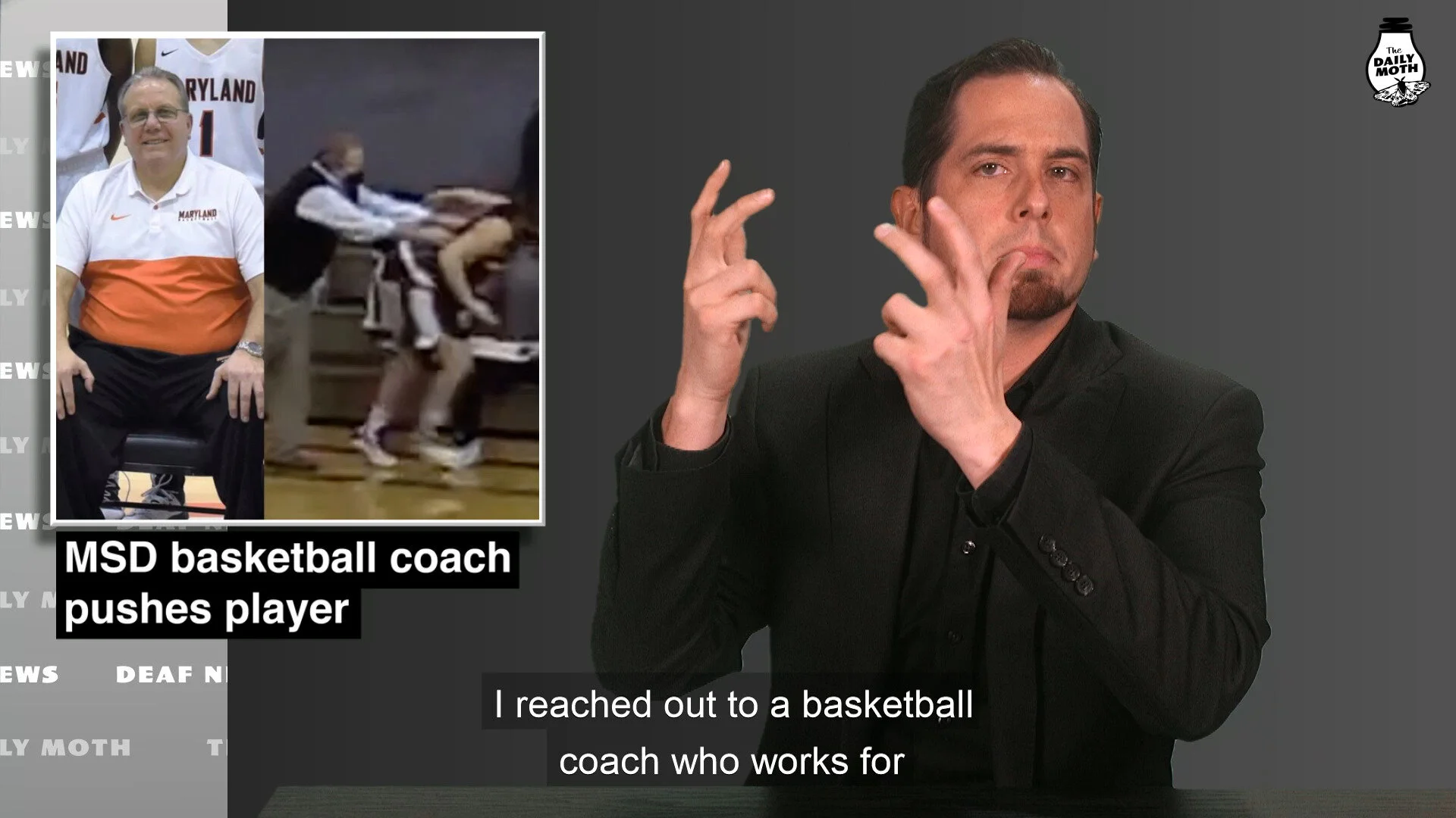 MSD basketball coach pushes player