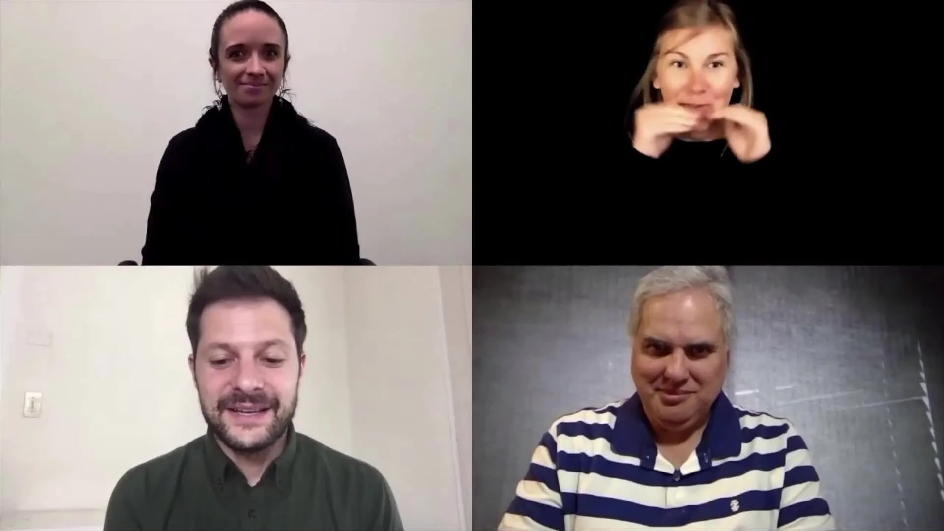 Interview with director and DeafBlind actor from “Feeling Through”