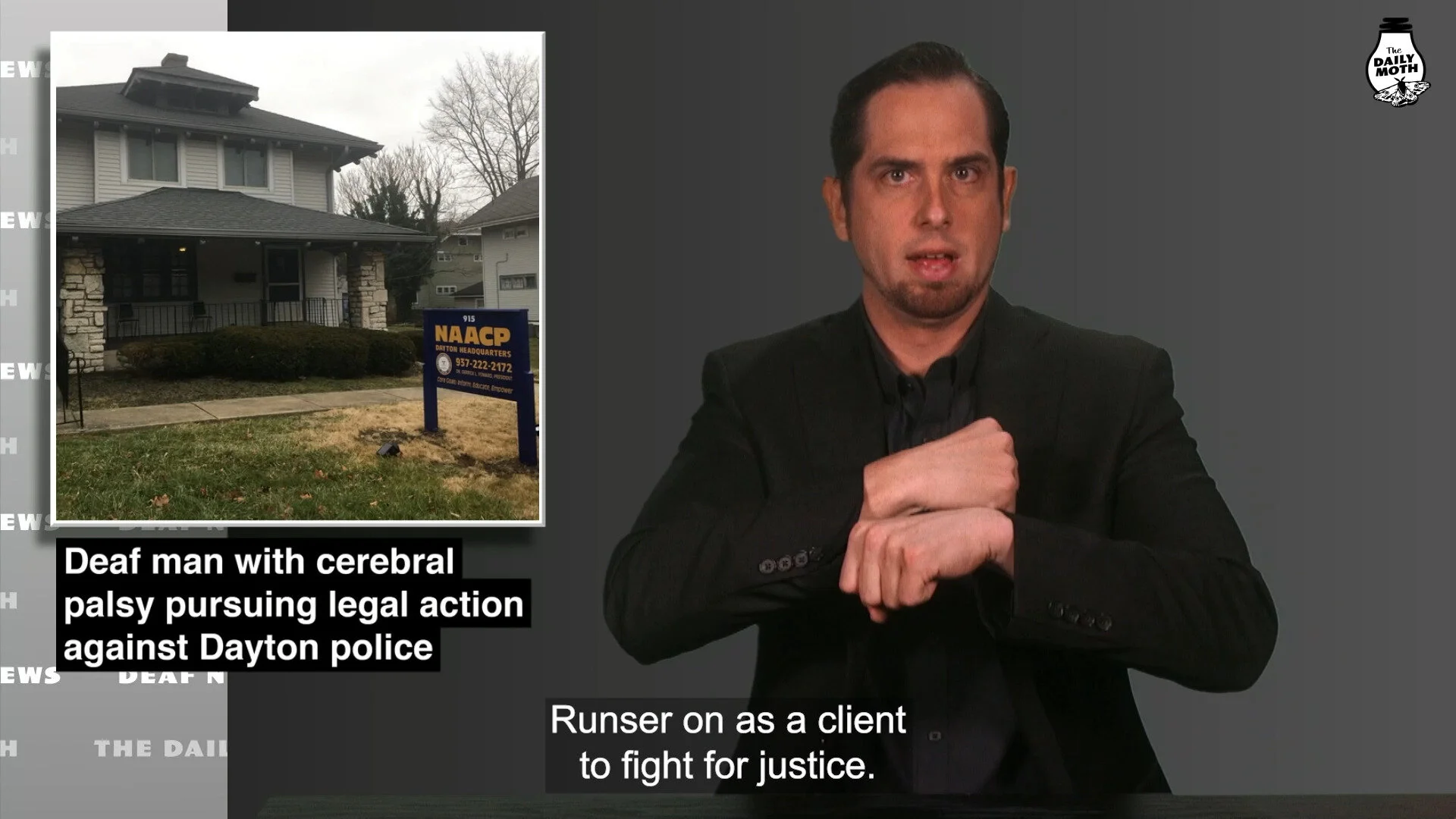 Deaf man with cerebral palsy pursuing legal action against Dayton police