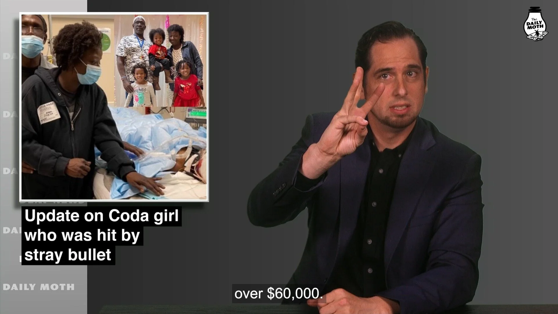 Deaf News Briefs: Update on Coda girl who was shot; ASL App nominated for Webby Awards