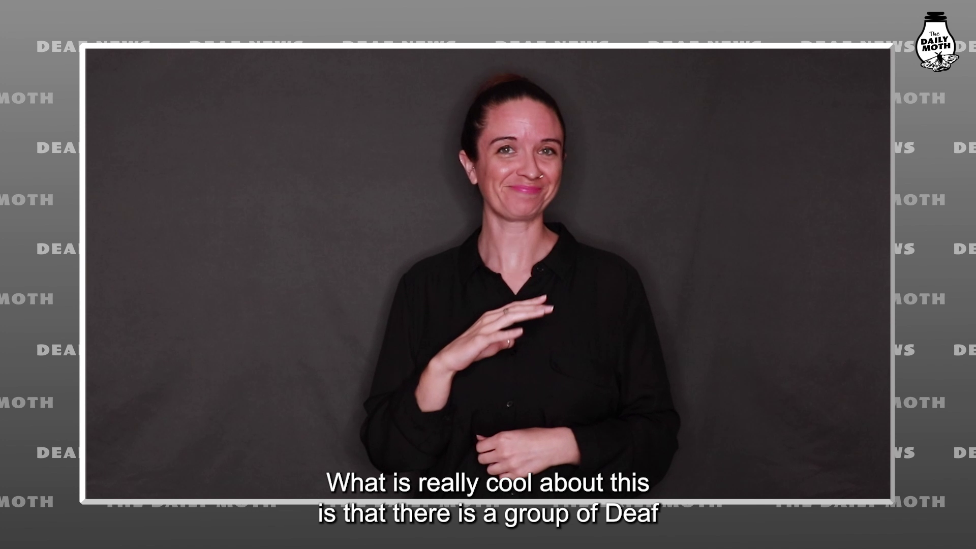 A team of 37 Deaf Interpreters from Europe interpret songs in International Sign Language for Eurovision