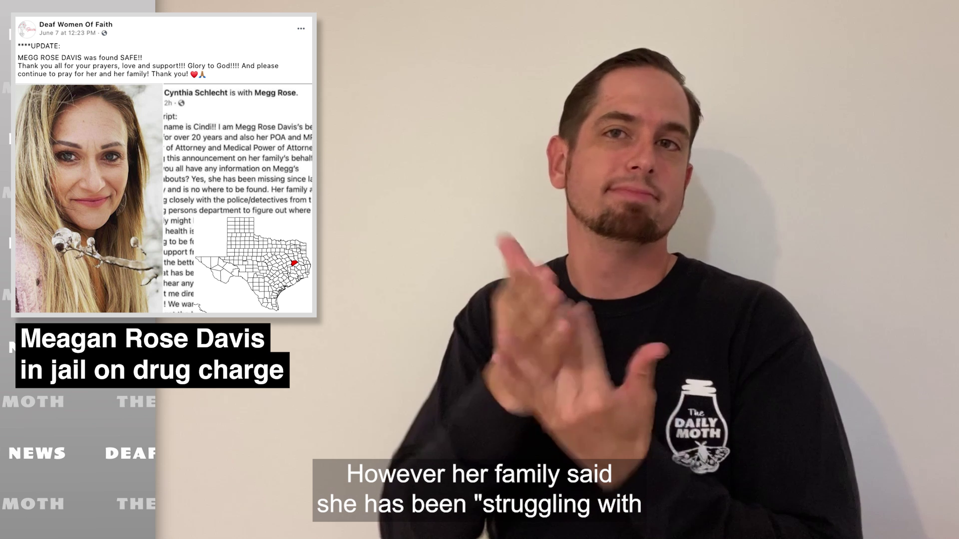 Meagan Rose Davis in jail on drug charge