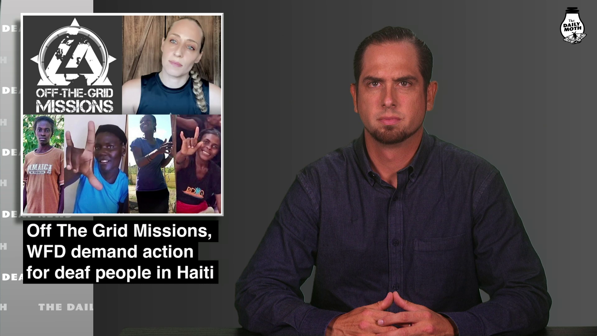 Off The Grid Missions, WFD demand action for deaf people in Haiti