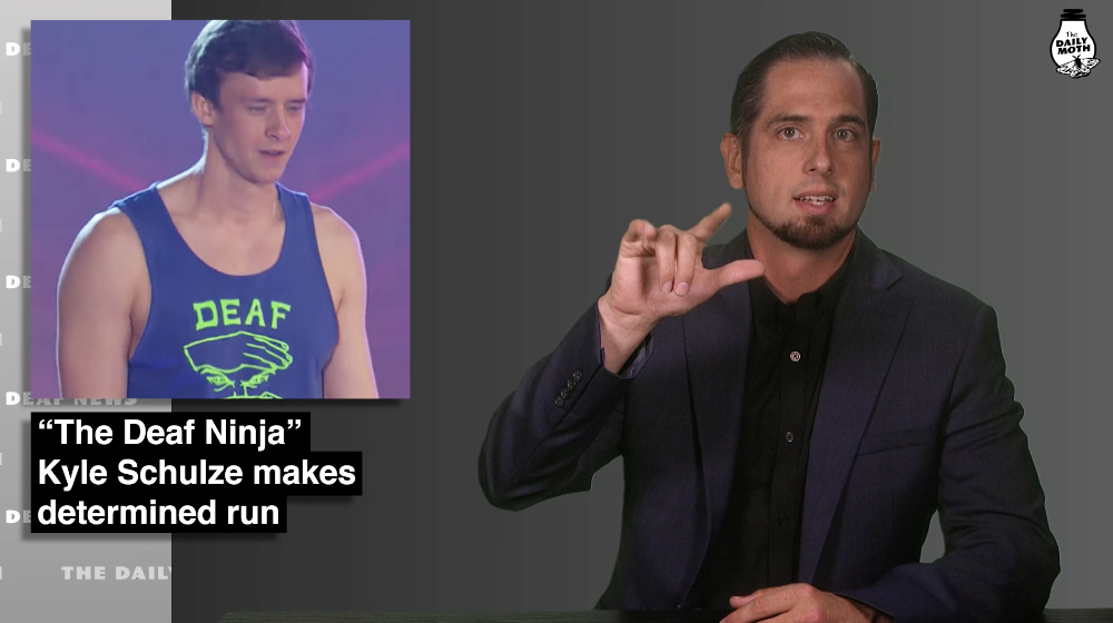 “The Deaf Ninja” Kyle Schulze makes determined run