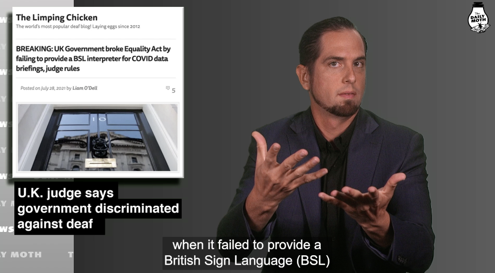 U.K. judge says government discriminated against deaf 