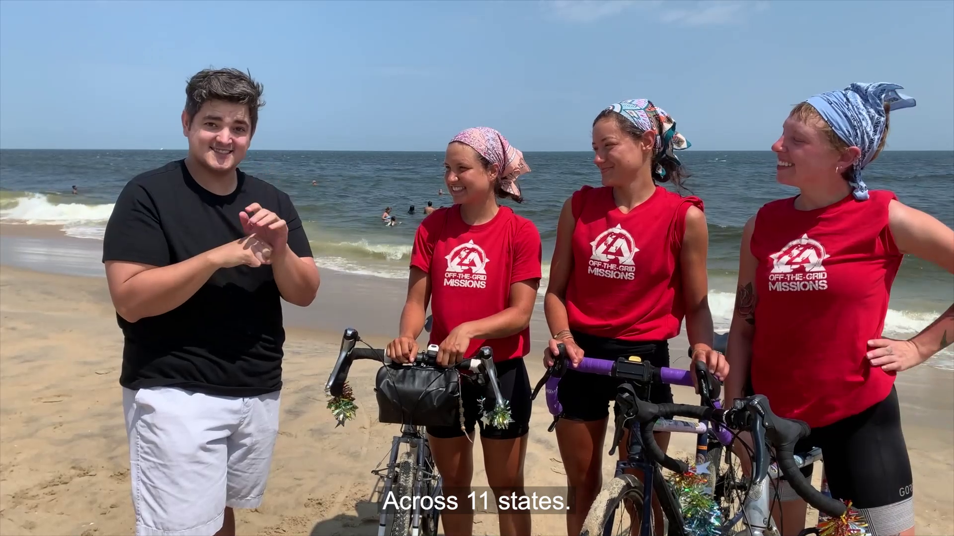 Three deaf cyclists complete U.S. trip