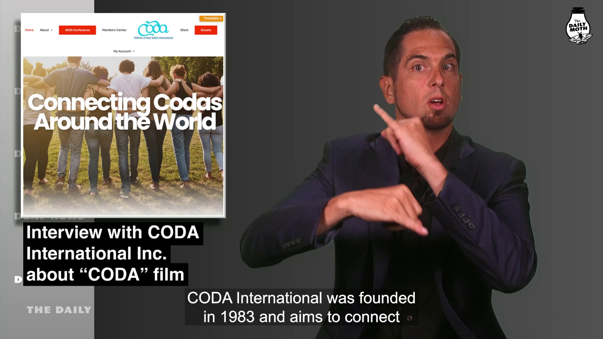 Interview with CODA International Inc. about “CODA” film