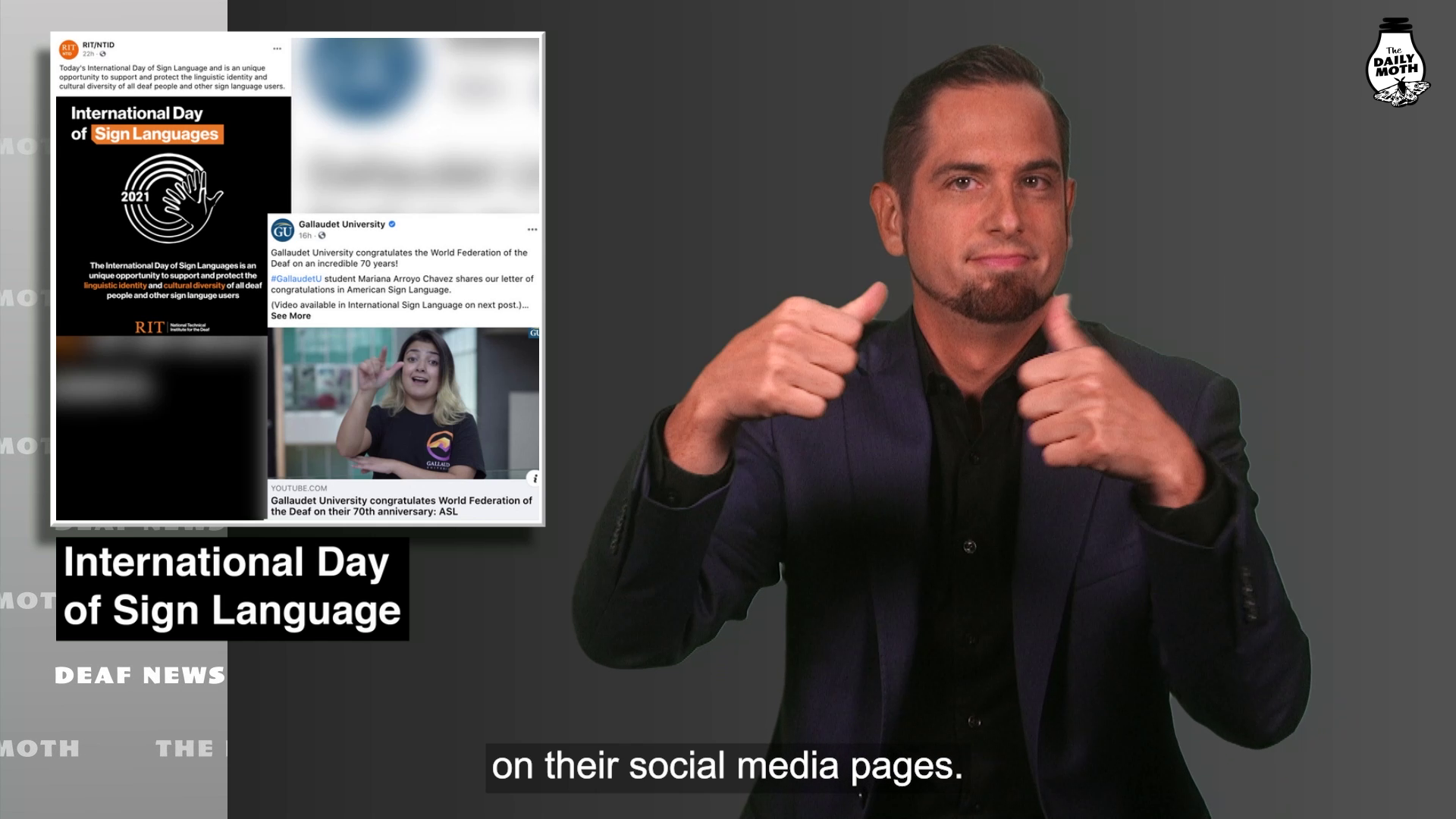 Deaf News Briefs - Deaf missing man: Ermias Thomas; International Day of Sign Language