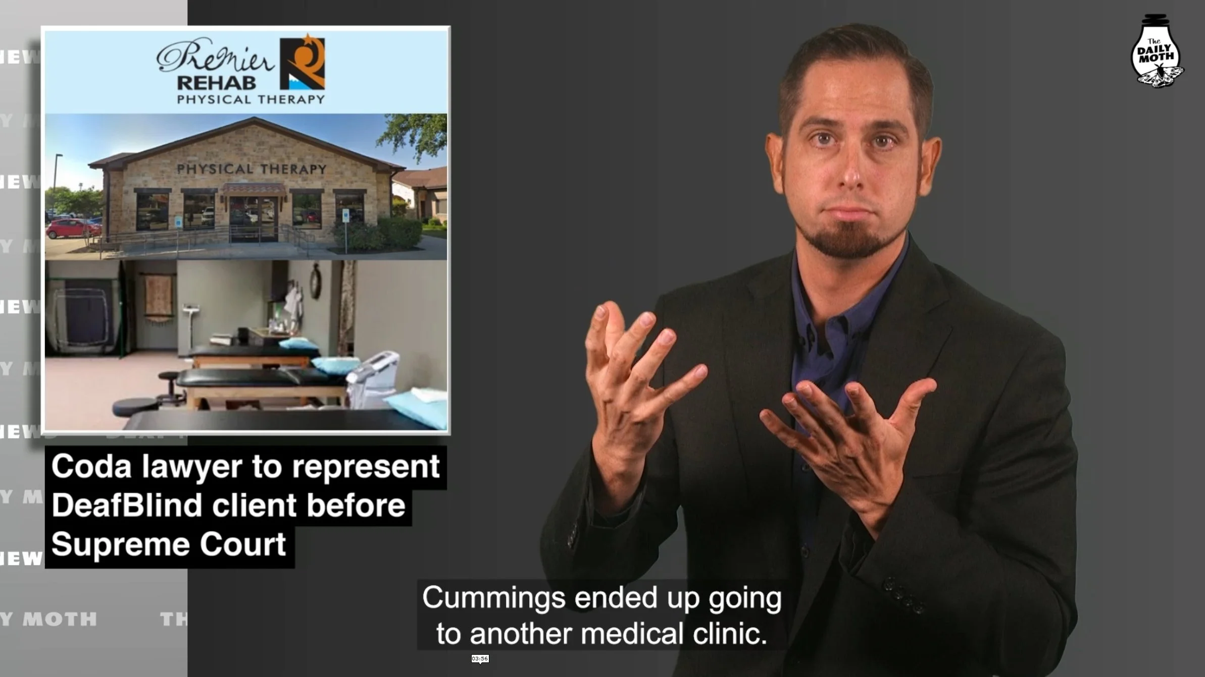 Coda lawyer to represent DeafBlind client before Supreme Court