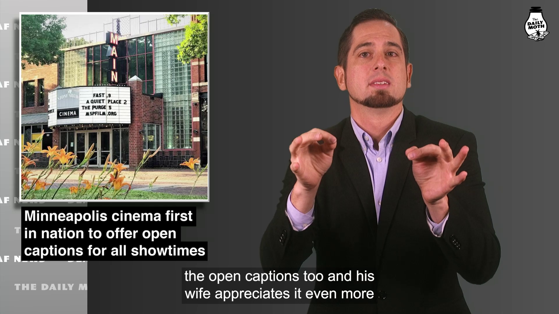 Minneapolis cinema first in nation to offer open captions for all showtimes&nbsp;