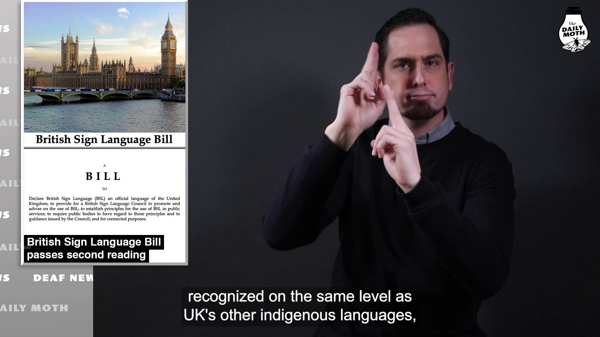 British Sign Language Bill passes second reading