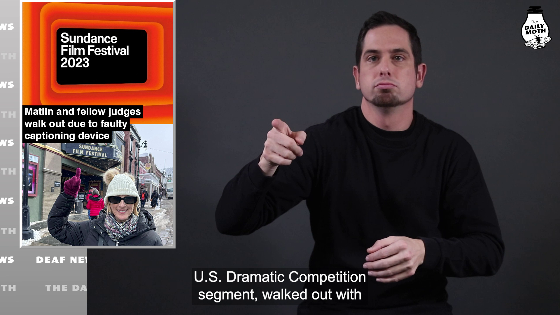 Deaf News Briefs: Matlin directs episode; “Tuba Thieves,” Matlin walks out