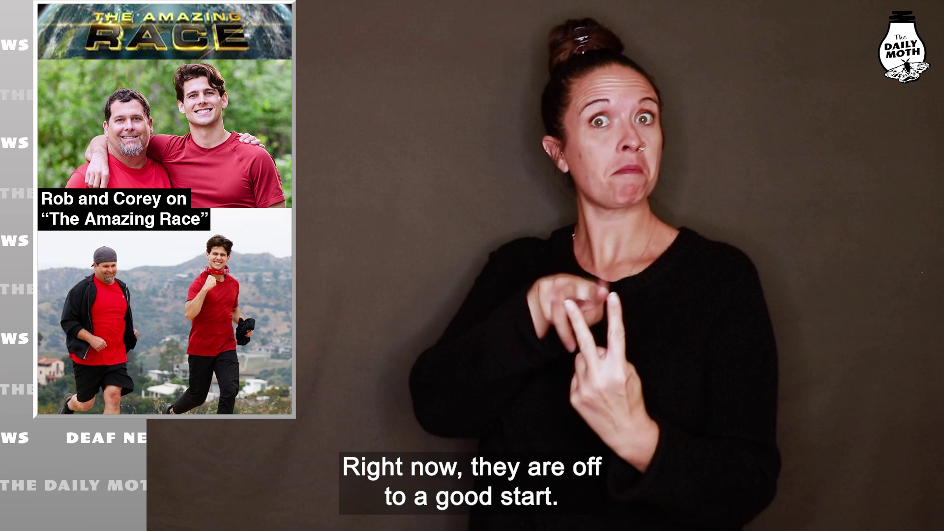 Deaf news briefs: Matt Klotz on “Big Brother”; Rob and Corey on “The Amazing Race”