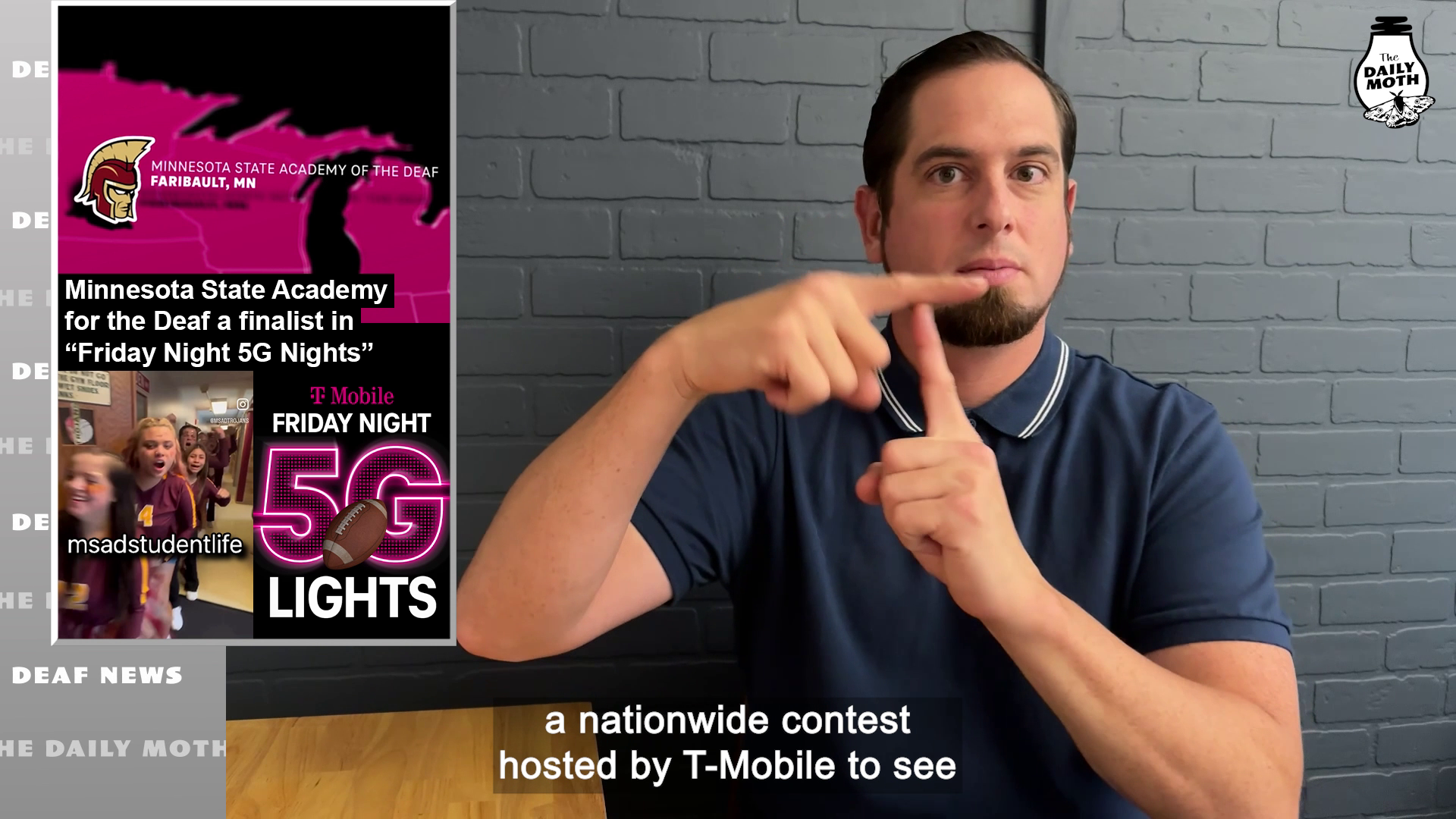 Minnesota State Academy for the Deaf is finalist in “Friday Night 5G Nights”