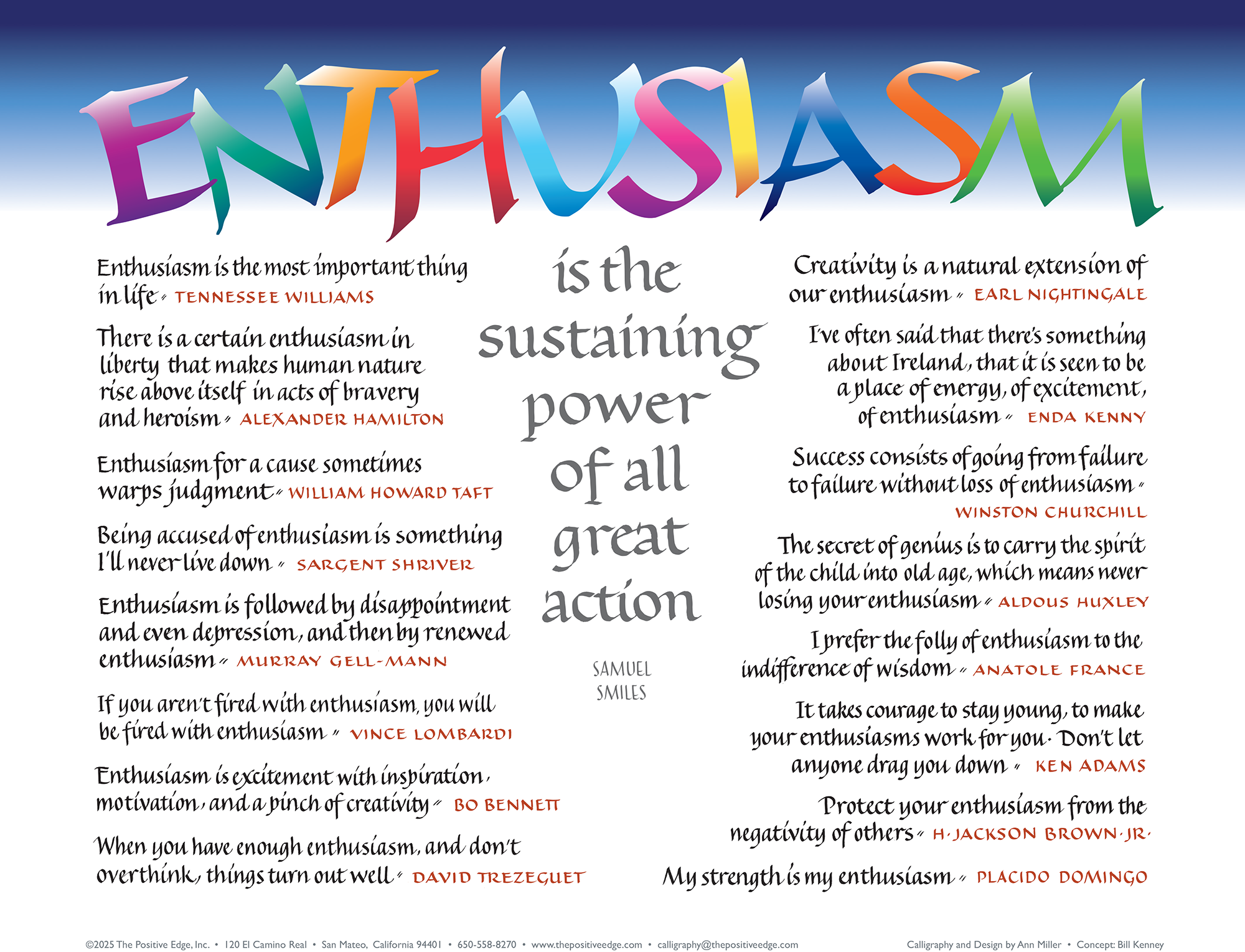 Enthusiasm Poster