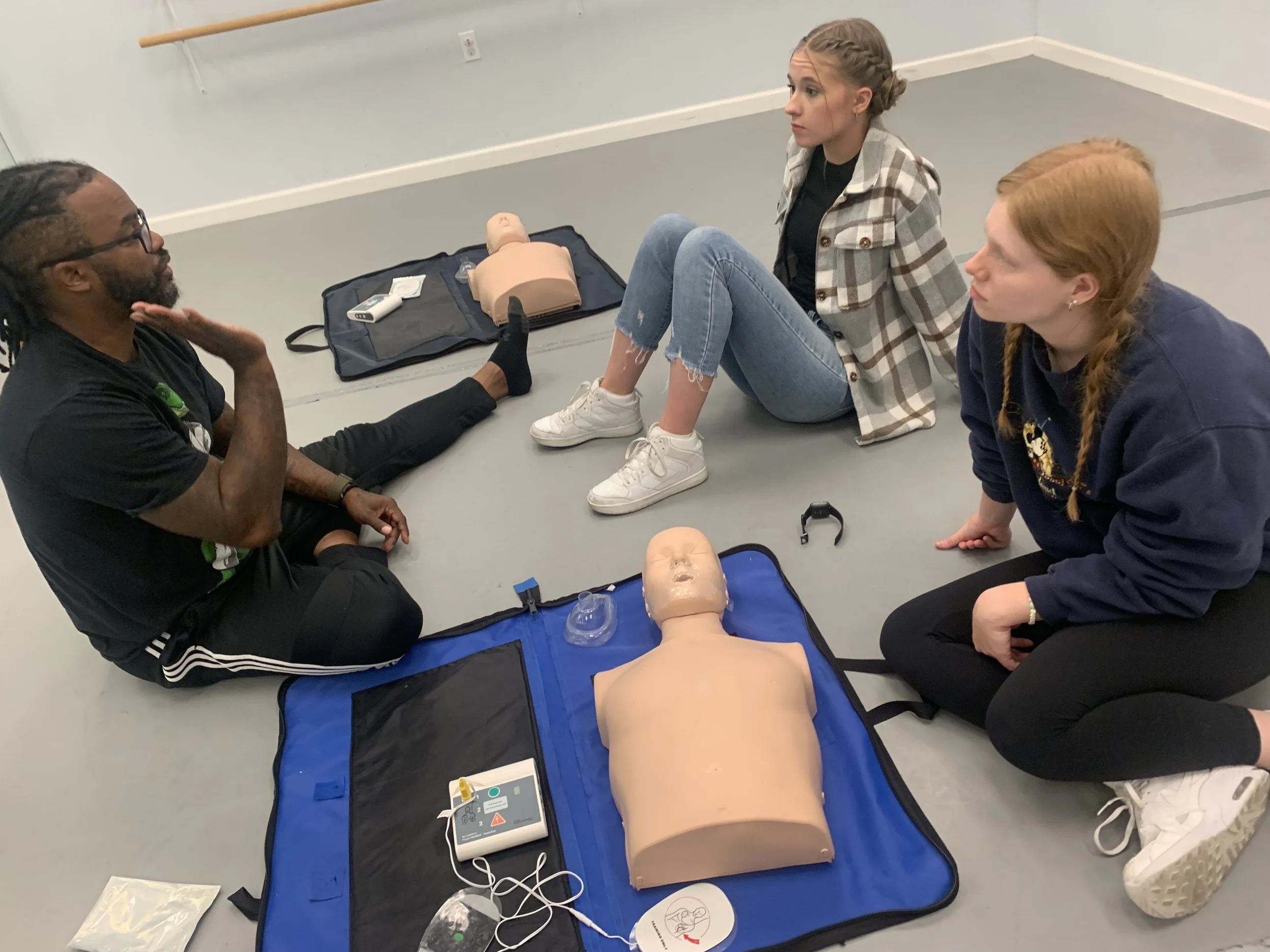 CPR, First Aid and Youth Mental Health First Aid Certified Dance Studio Medford Oregon, Central Point Oregon