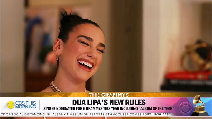 Dua Lipa on CBS This Morning
