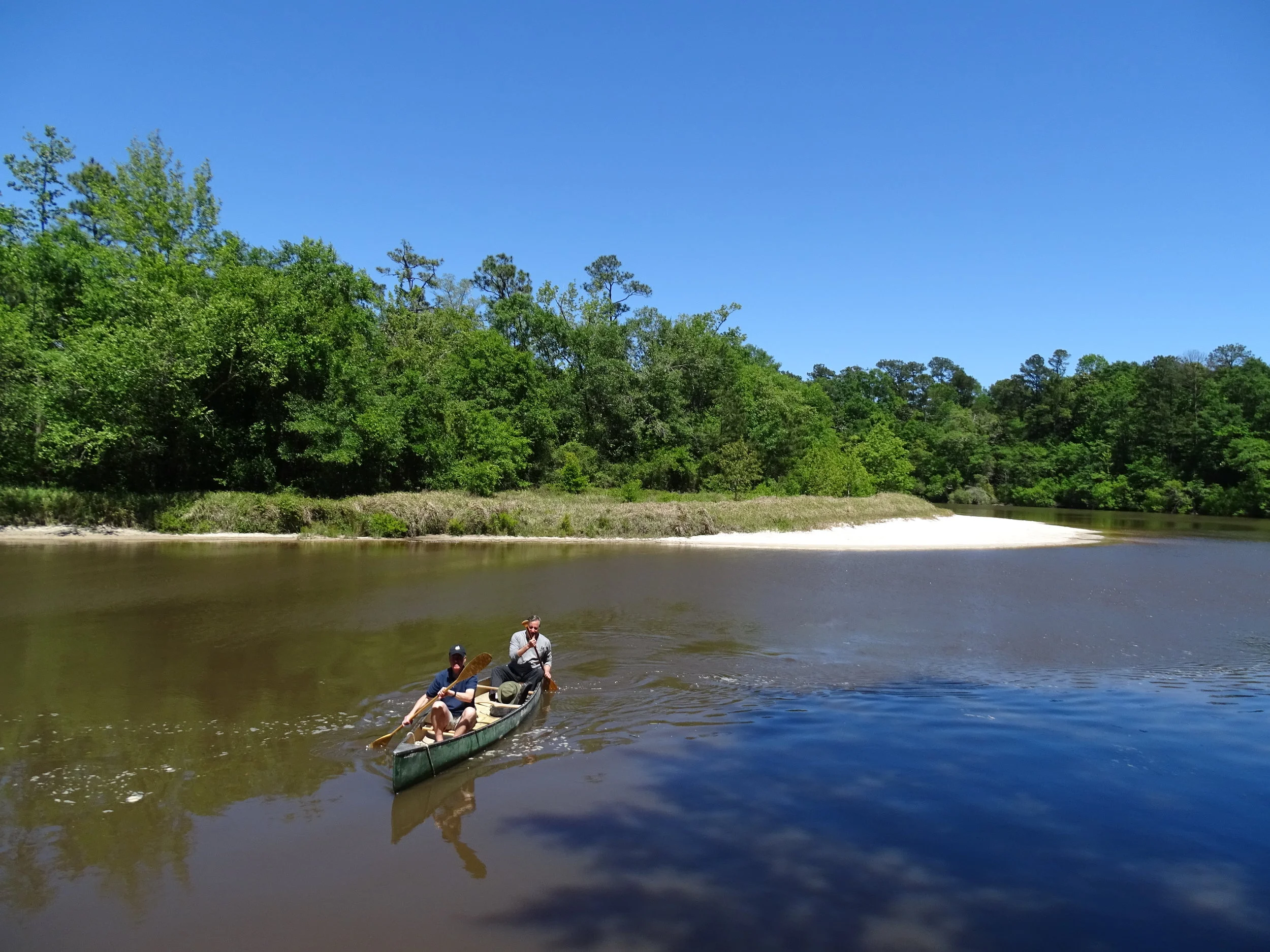  The winding nature of the Wolf River offers a great canoe outing. 