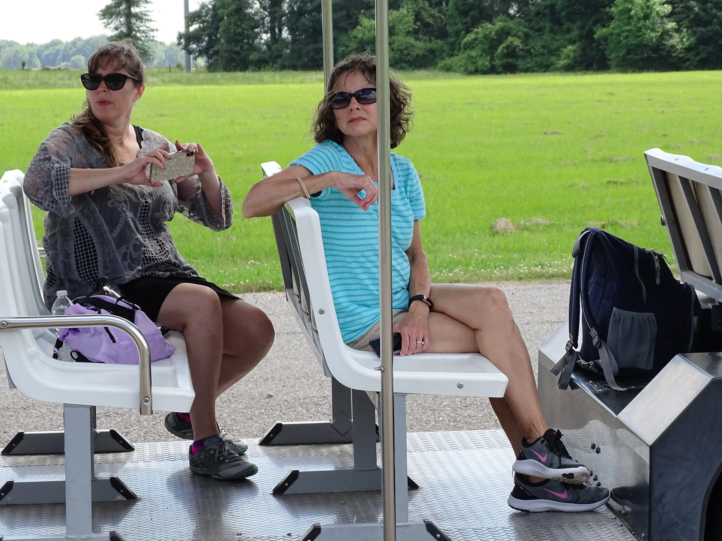 Take the guided tour that includes a tram ride around Poverty Point. Our tour guide gave us valuable insights about the site.