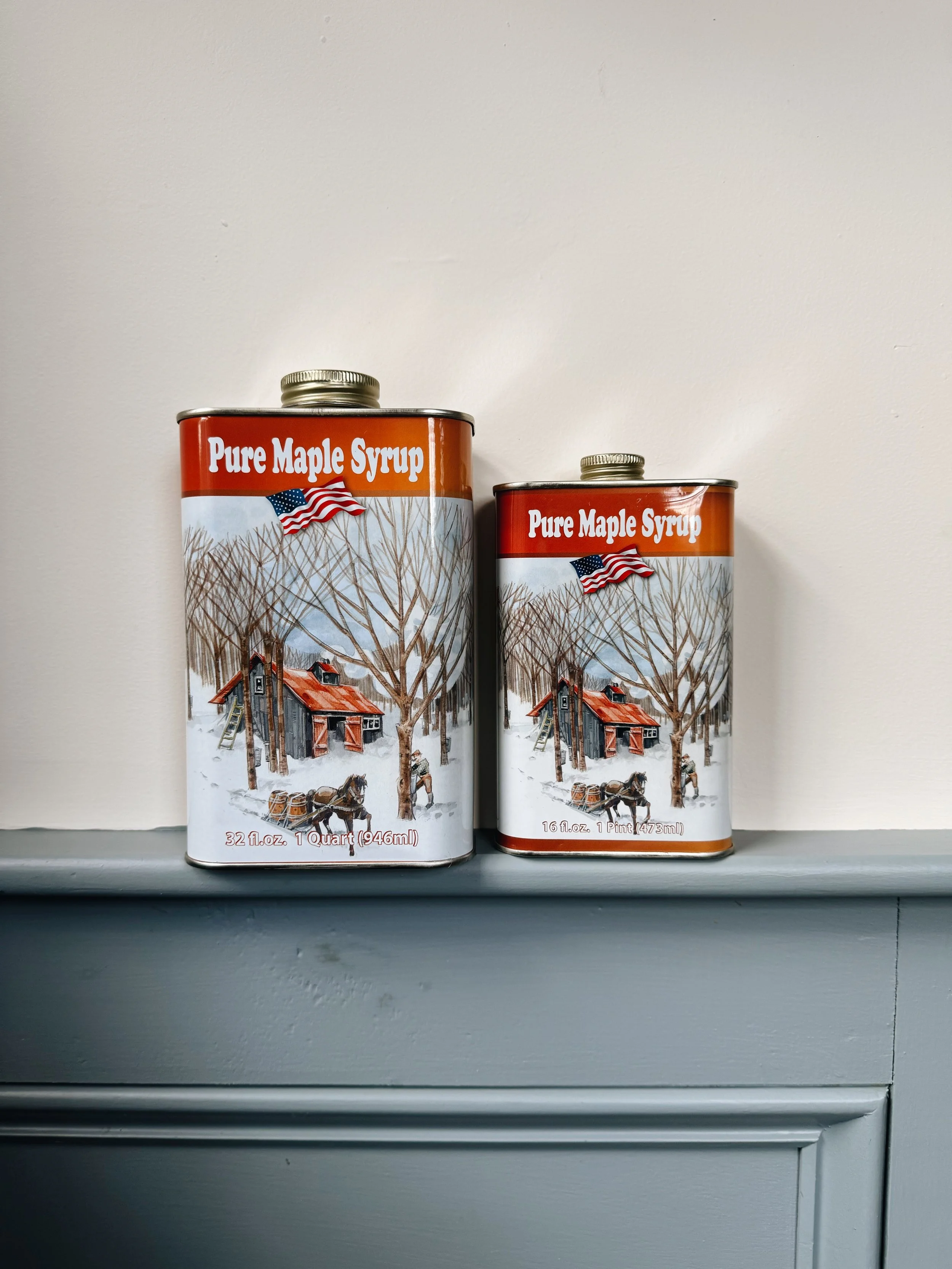 Maple Syrup - QUART - Classic Metal Tin