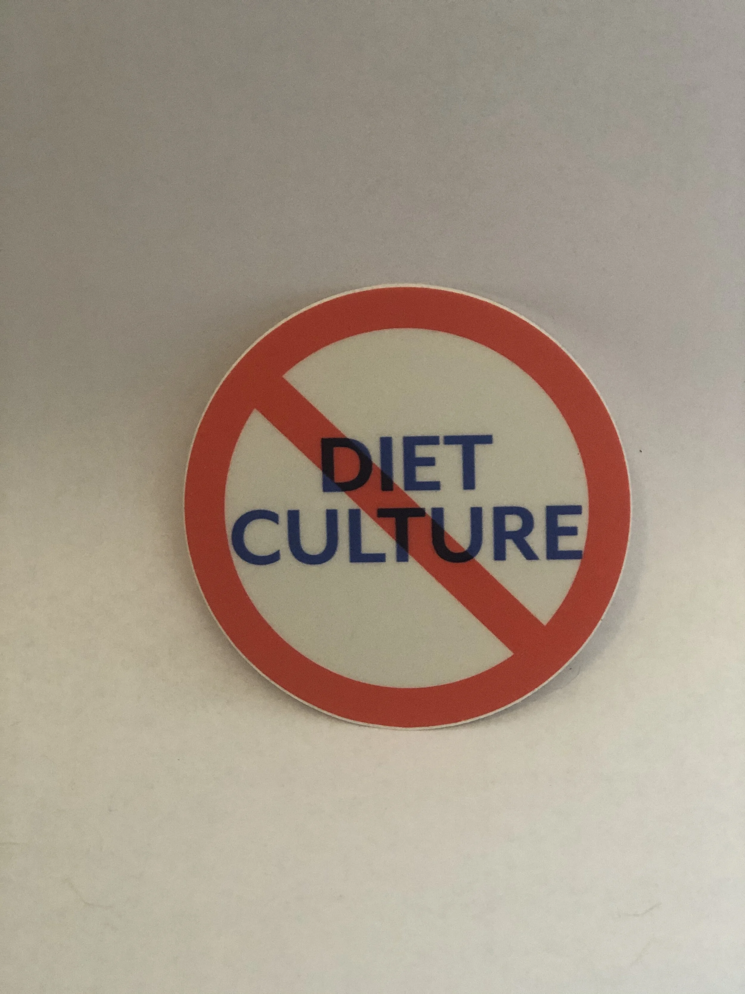 Diet Culture Takedown Sticker