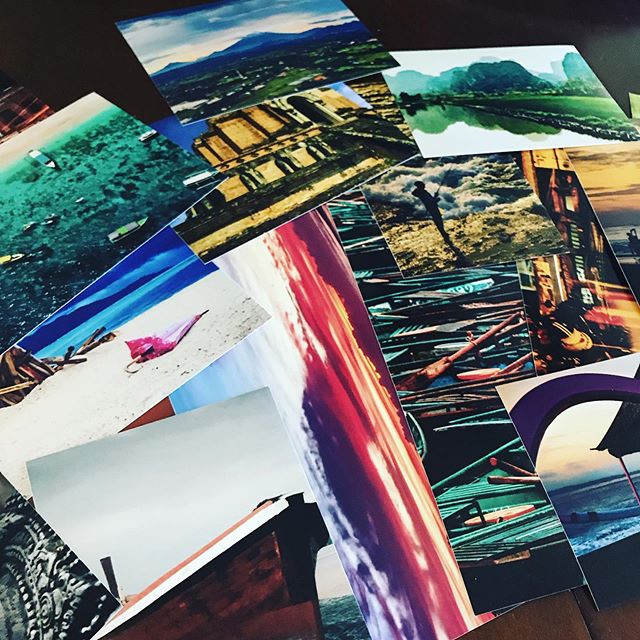 Ordered some prints from my travel photos. Because sometimes real beats digital...