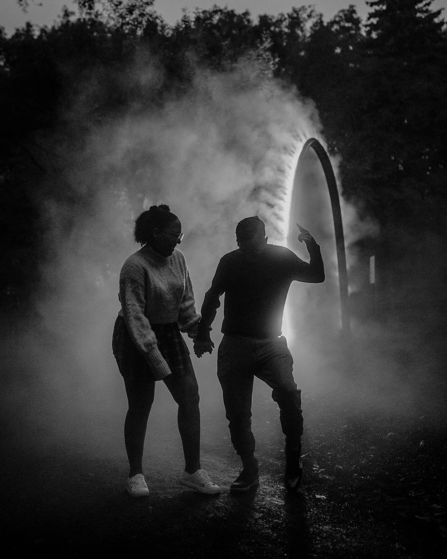 These two got married yesterday! Congrats!! 🎉
It was a hot day ( + 30&bull;C) and the bride and groom were cool as a cucumber!! ❤️ 
These photos were part of our engagement session last autumn! 
They love the movie Interstellar , and that was my ins
