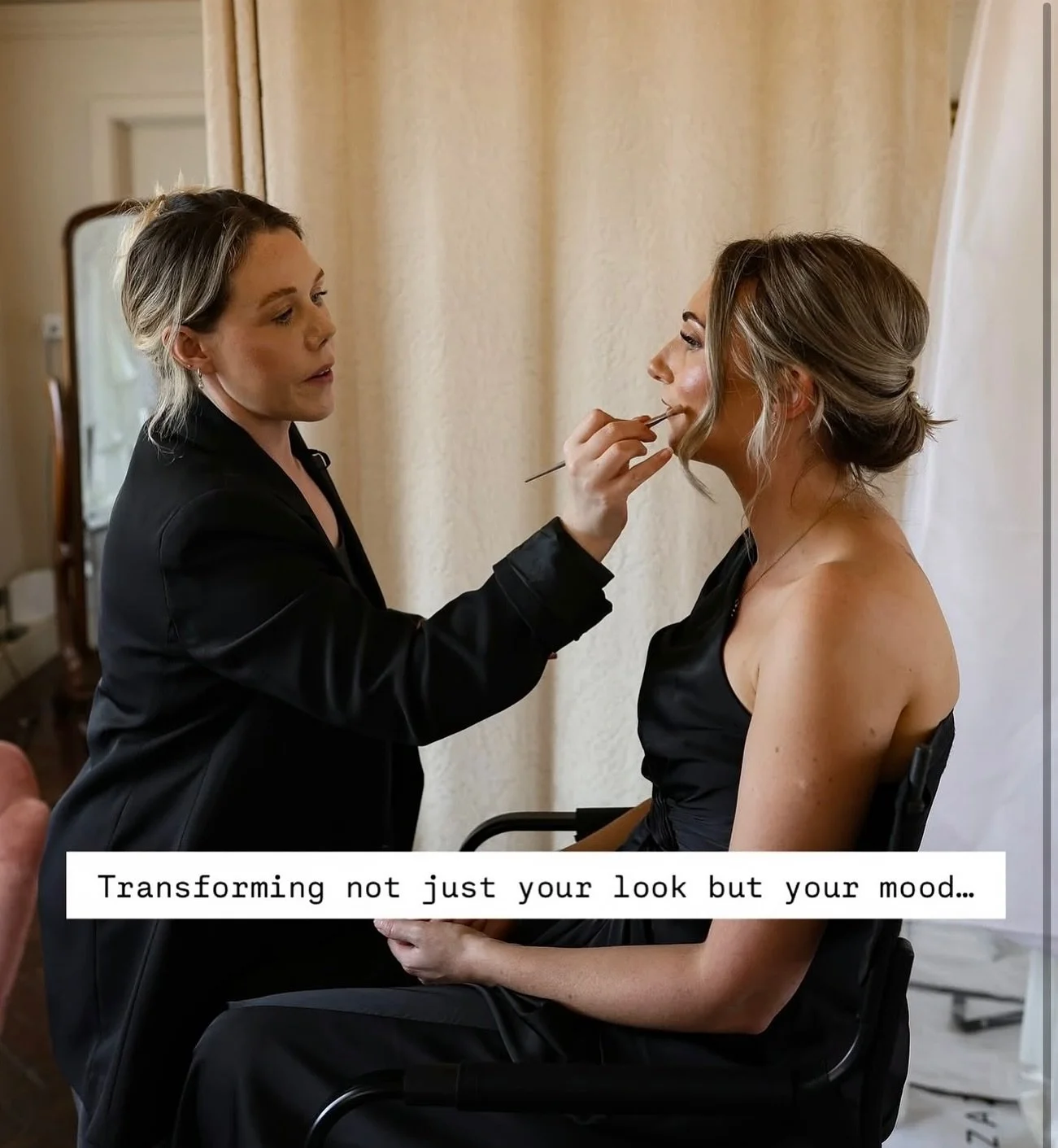 I am passionate about making women feel beautiful and empowered in both their appearance and self confidence. Some of the most meaningful conversations take place in the make-up chair, where I connect with my clients on a personal level. It brings me